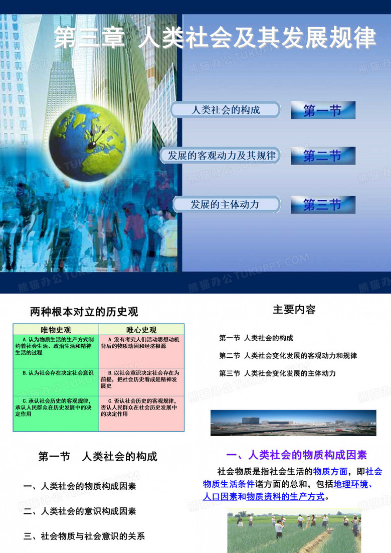 人类社会及其发展规律