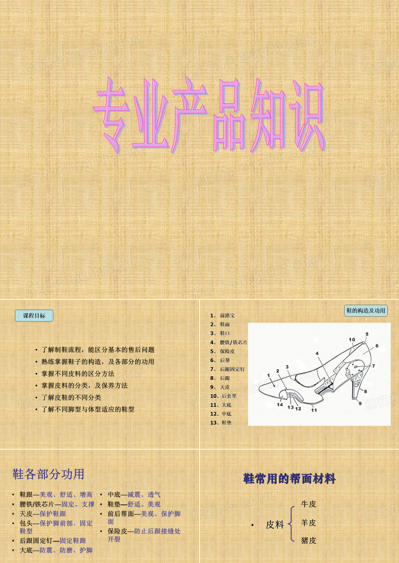 女鞋产品知识