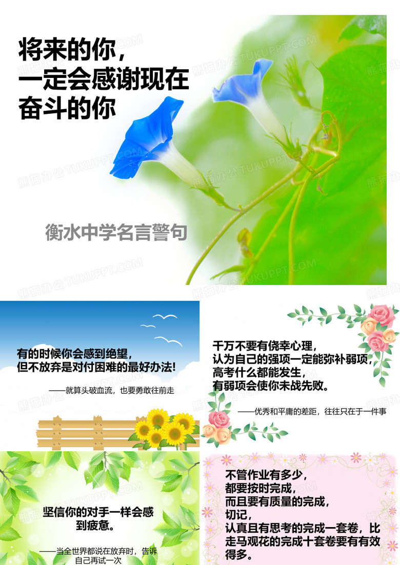 衡水中学名言警句