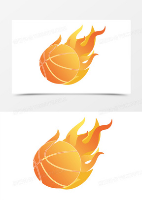 440手绘卡通篮球火焰元素1040两队篮球比赛人物免抠元素图410卡通手绘