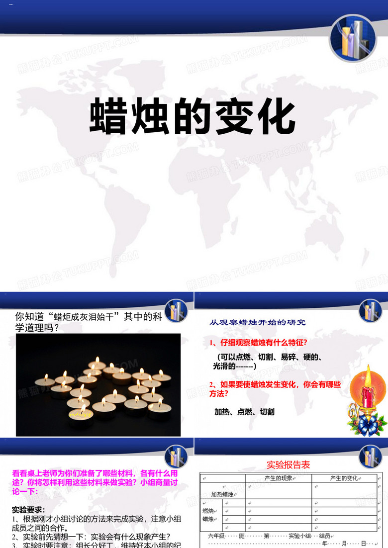 蜡烛的变化_PPT