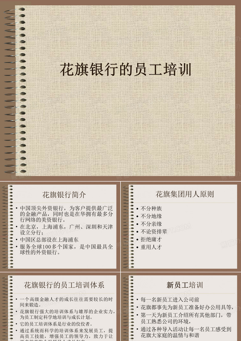 花旗银行和员工培训