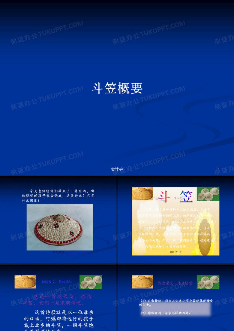 斗笠概要PPT学习教案