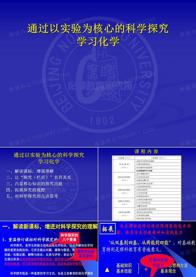 XXXX85通过探究学习化学实验教师培训(汪峰)