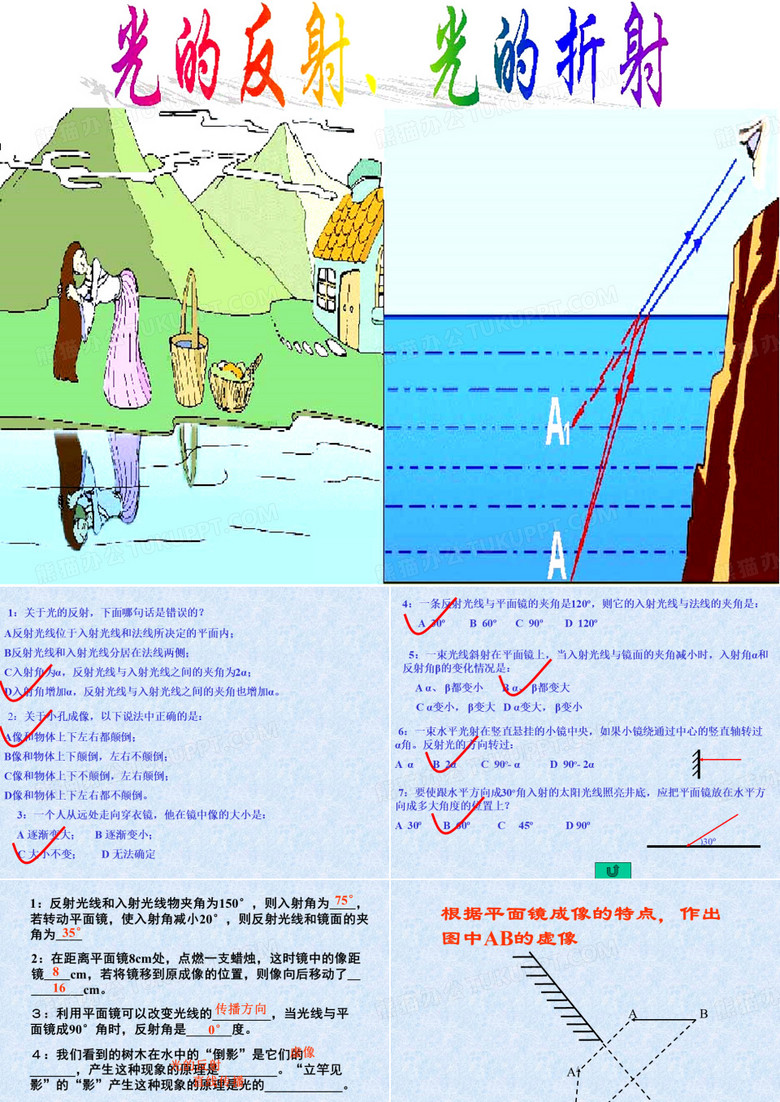 光的反射和折射