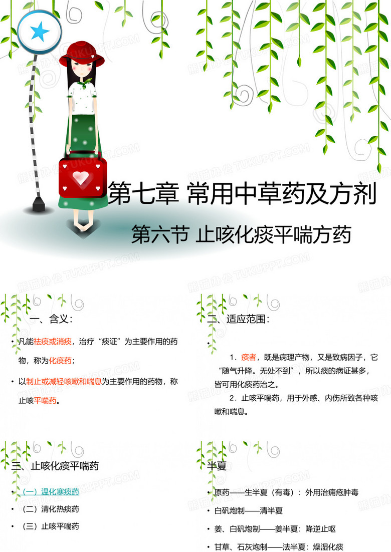 止咳化痰平喘药.