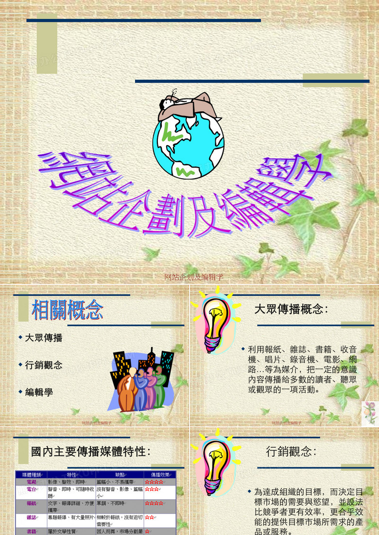 网站企划及编辑学