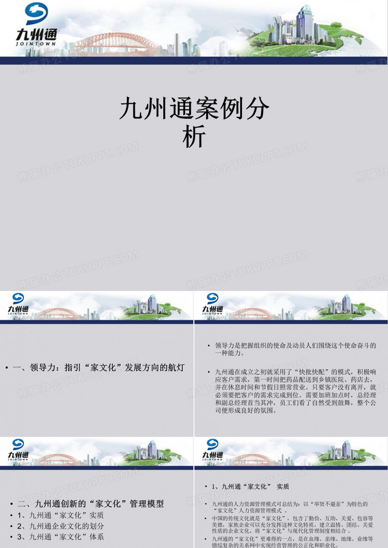 九州通案例分析PPT课件