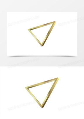 形状三角形00黄色三角形几何举国同庆200黄色三角形元旦素材20黄色