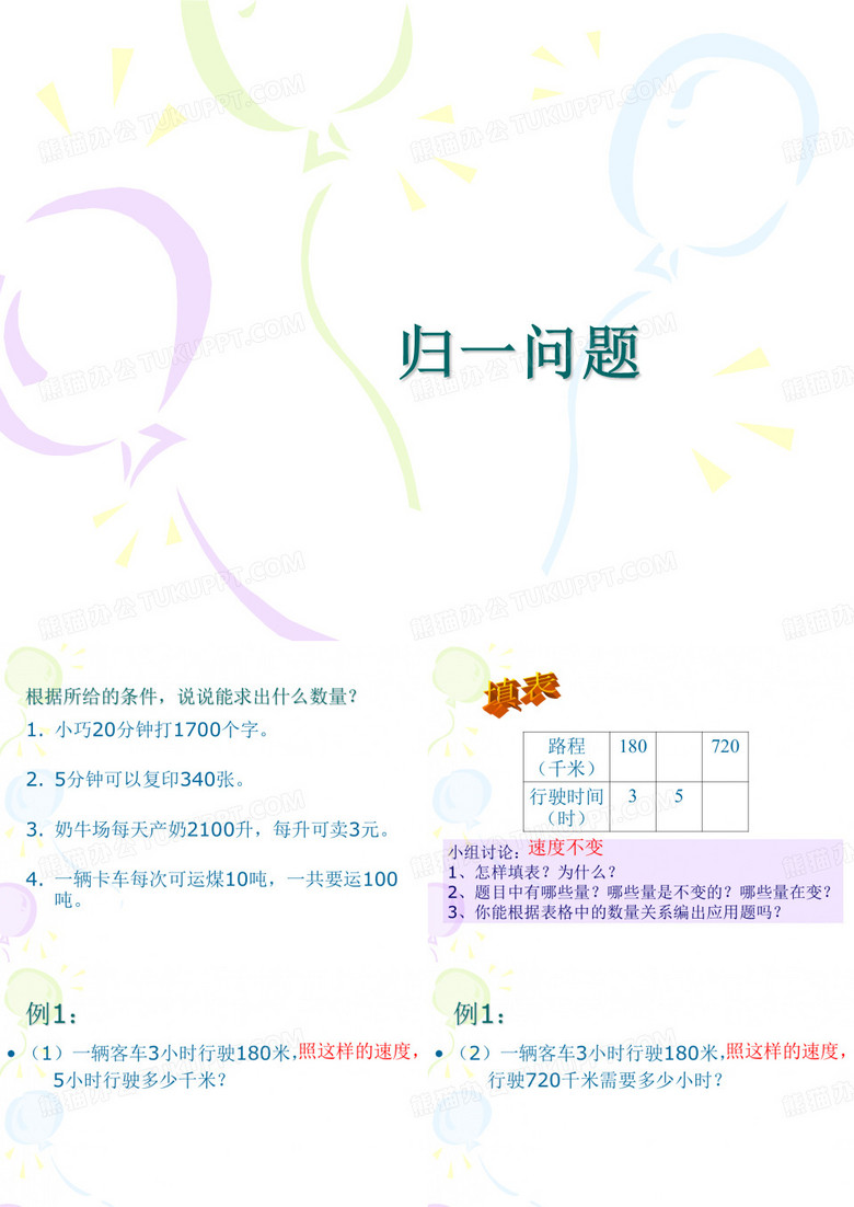 归一问题