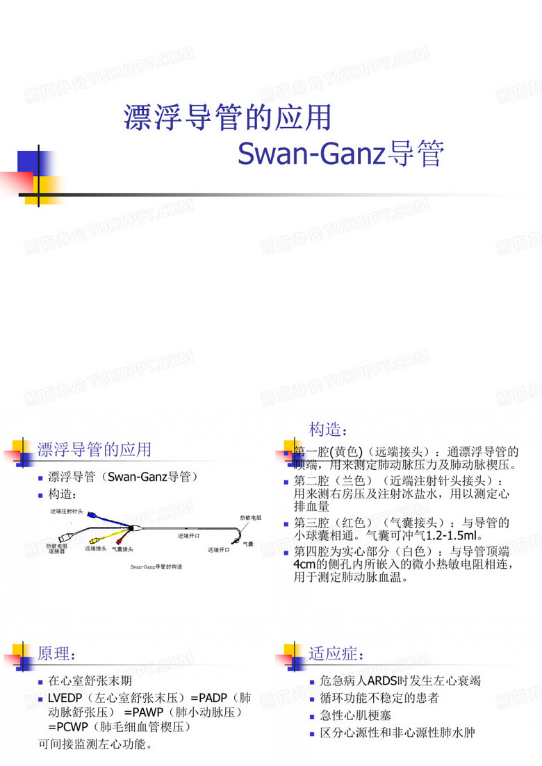 漂浮导管的应用ppt