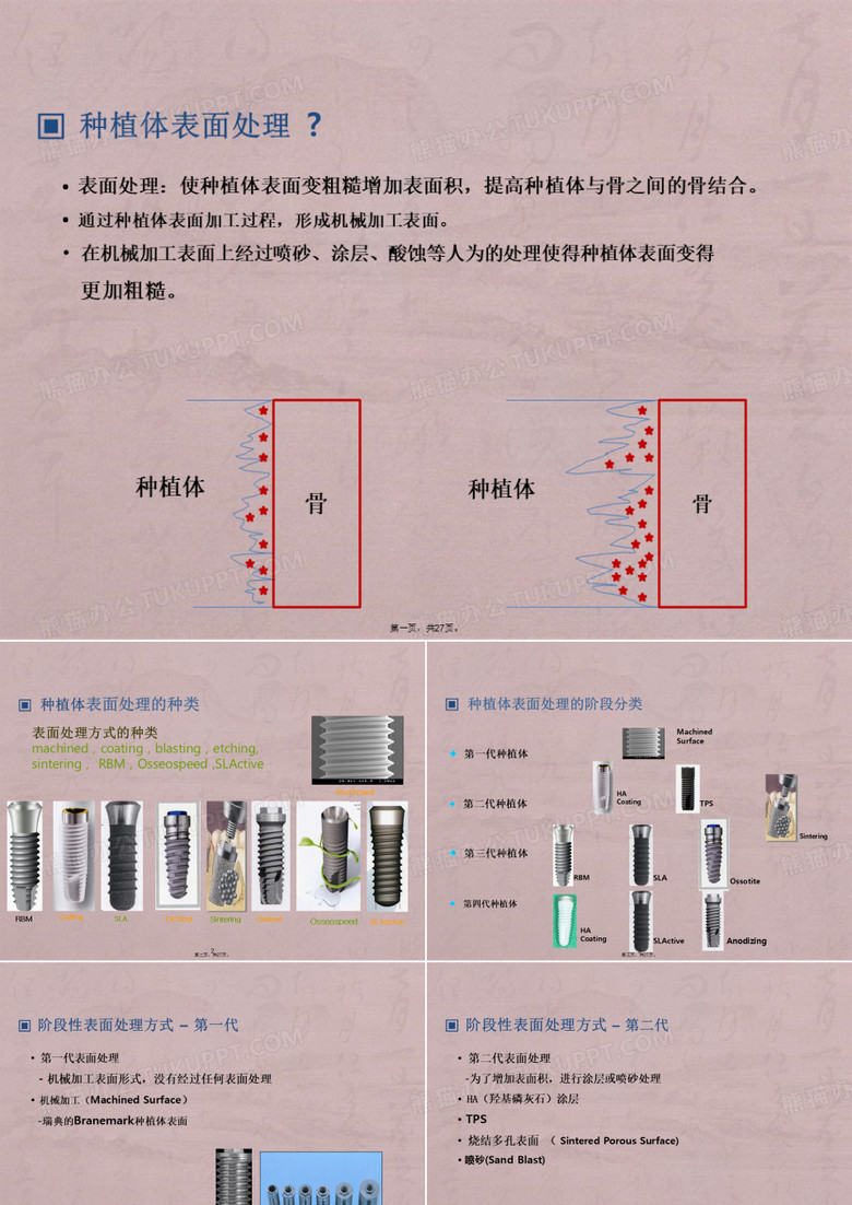 种植体表面处理