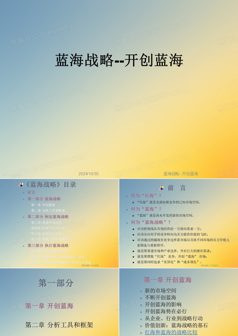 蓝海战略--开创蓝海