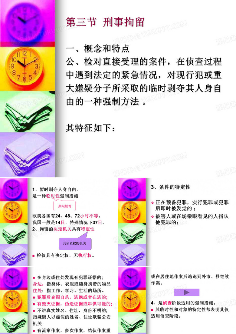 【公安】刑诉课件 拘留、逮捕