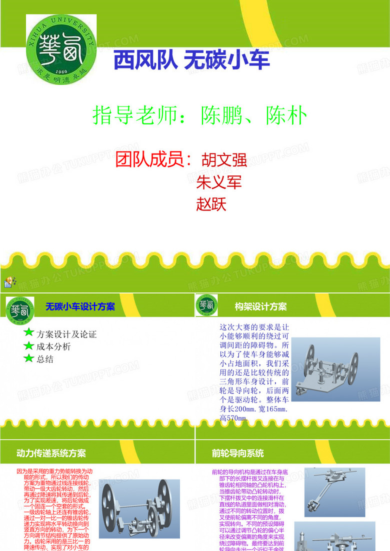 西风队 无碳小车
