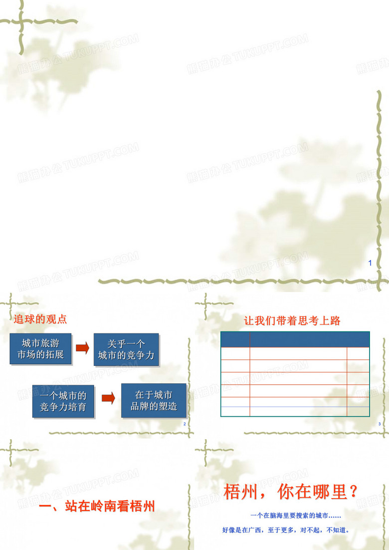 梧州城市旅游品牌整合推广方案