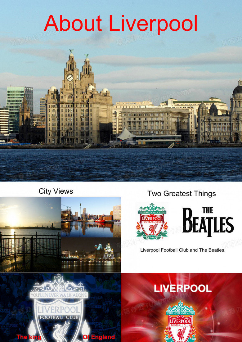 英文PPT关于利物浦的介绍