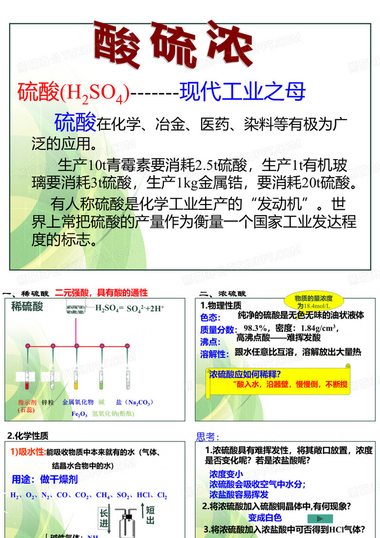 浓硫酸ppt