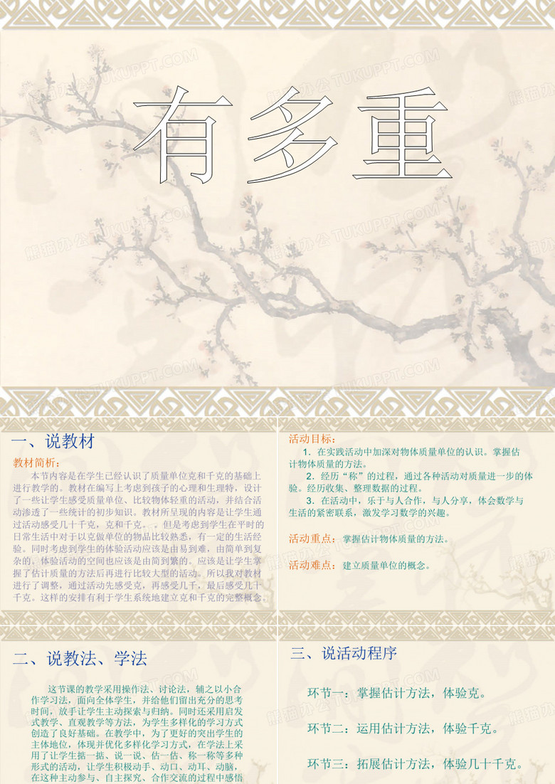 有多重课件