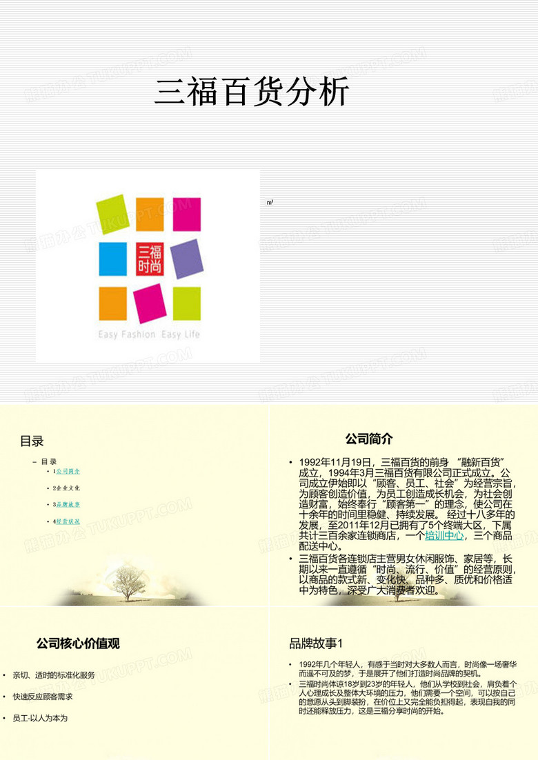 零售案例：三福百货SWOT分析