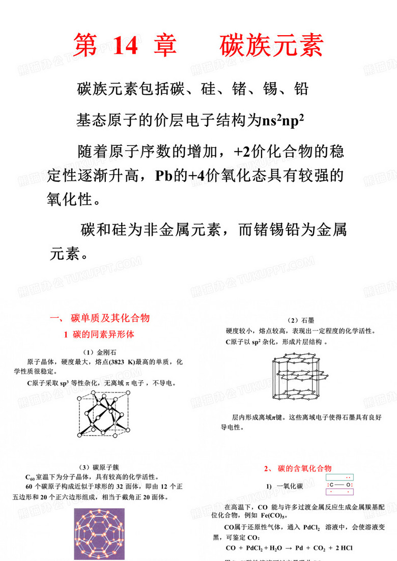 12碳族元素