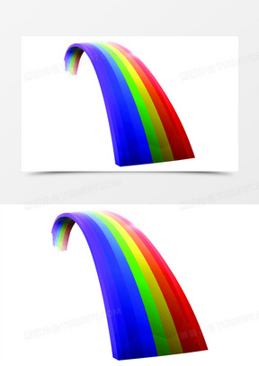 五彩彩绘彩虹设计