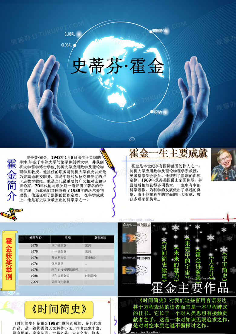 霍金简介PPT