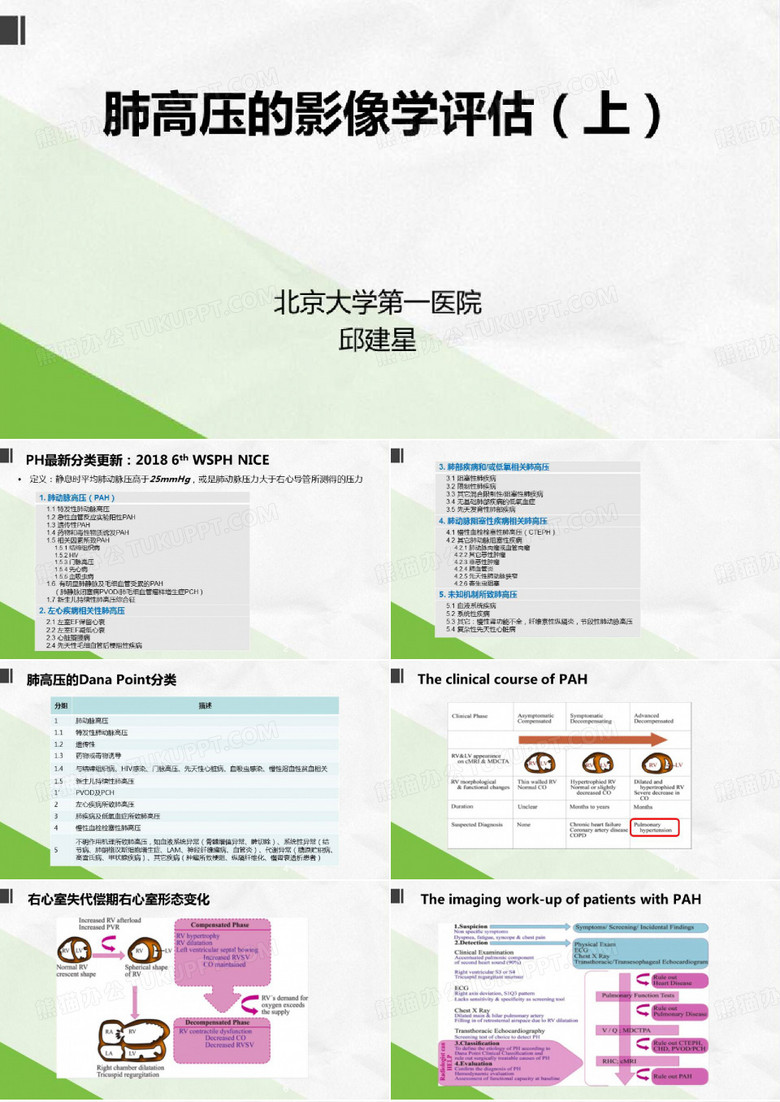 肺动脉高压诊疗规范与影像学进展_肺高压的影像学评估(上)