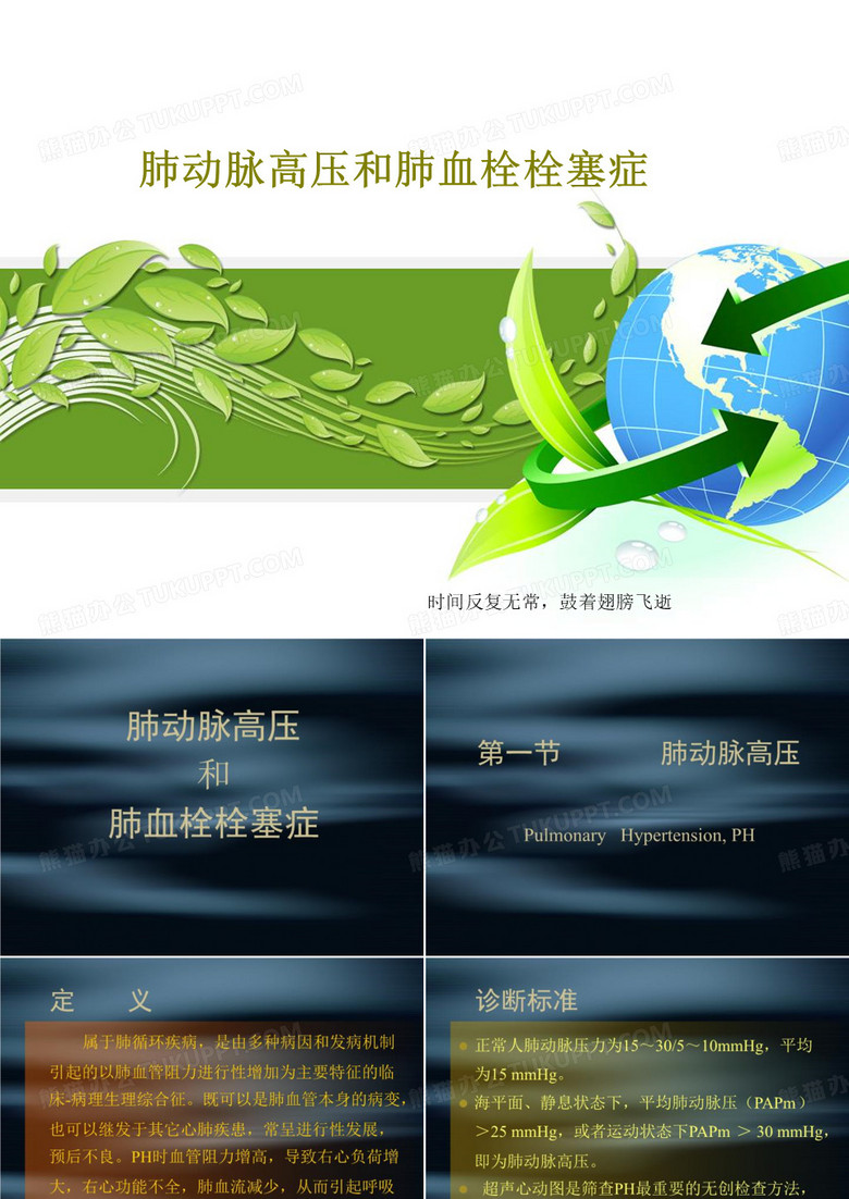 肺动脉高压和肺血栓栓塞症PPT共37页