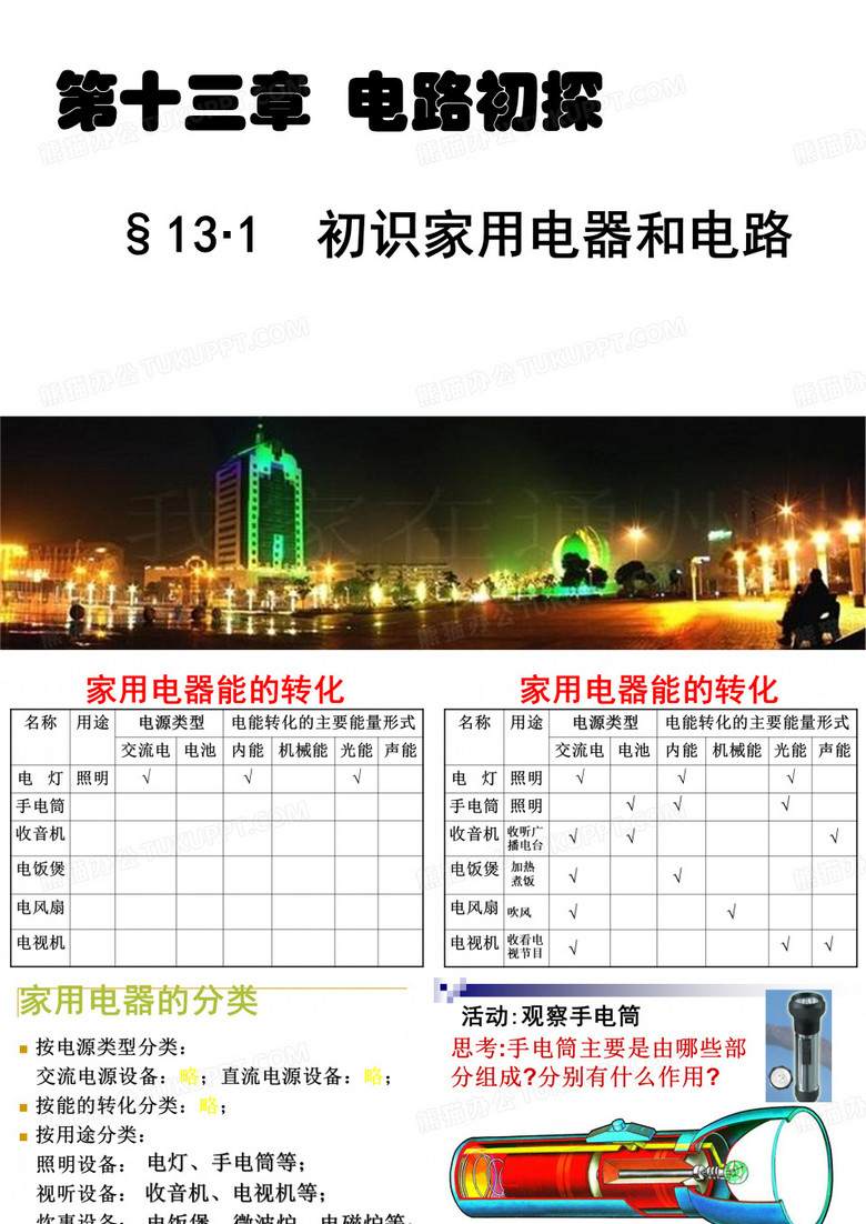 苏科版第十三章电路初探