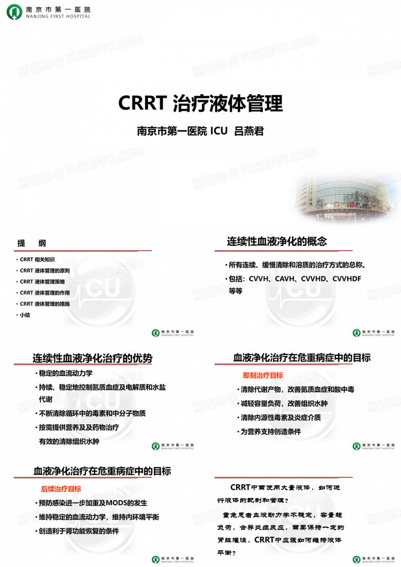 CRRT液体管理