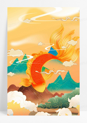 国潮锦鲤图片素材