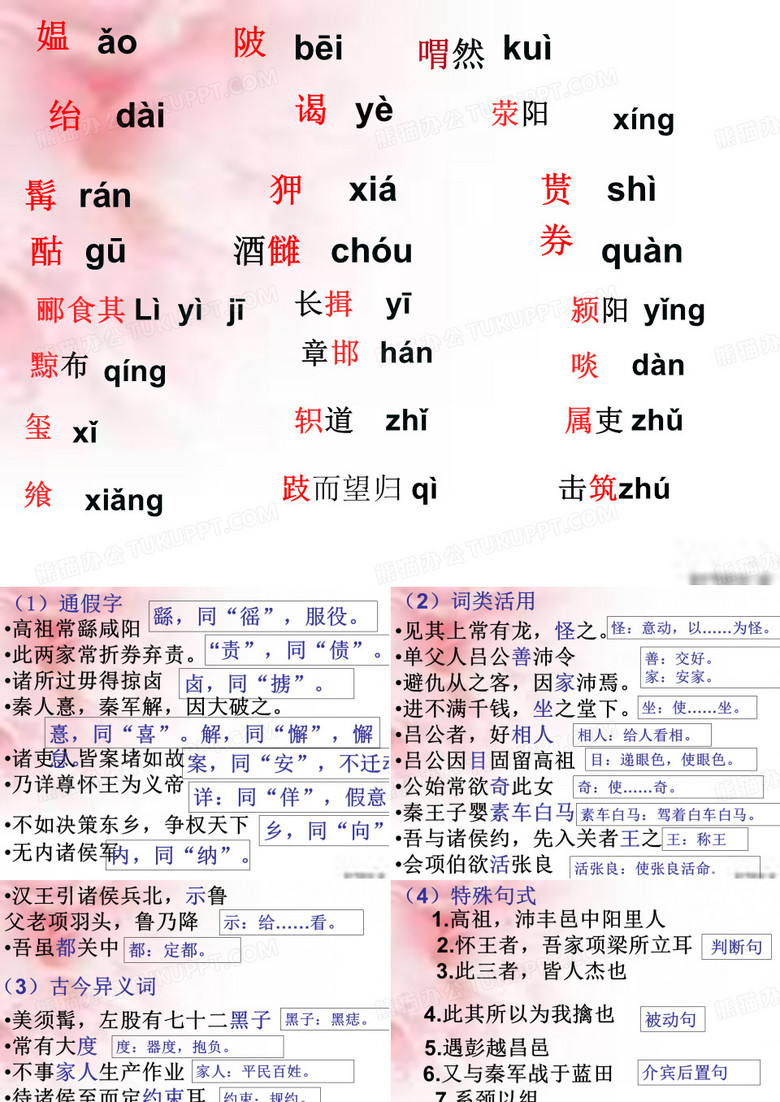 《高祖本纪》知识点