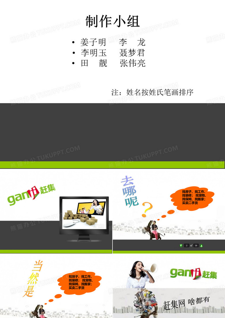 最新2019-电子商务案例分析赶集网-PPT课件