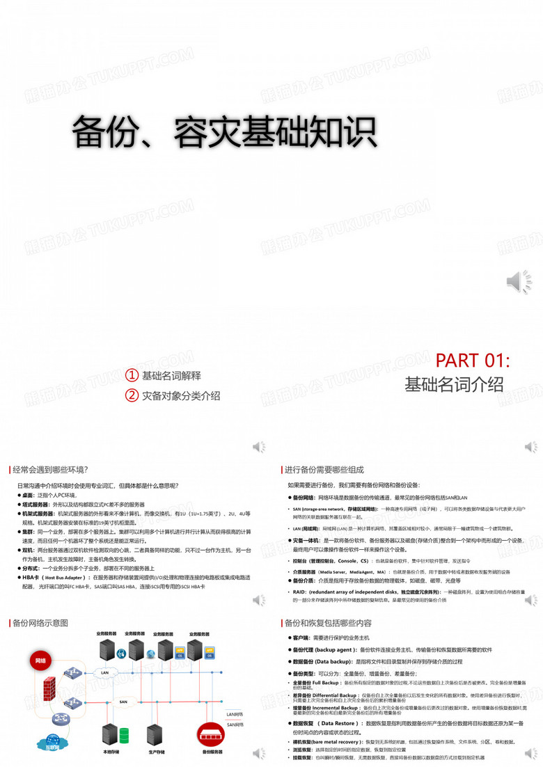 备份、容灾基础知识