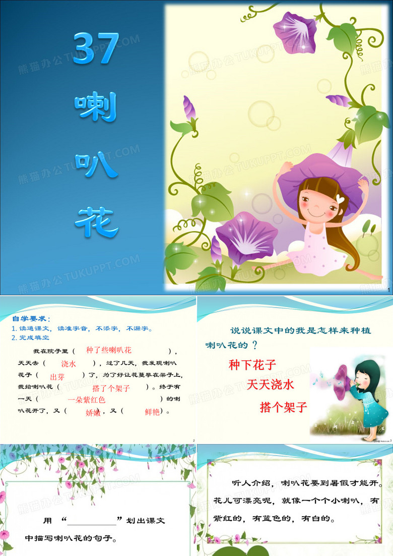37喇叭花PPT