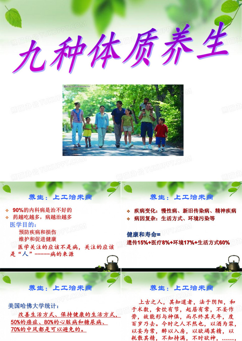 九种体质养生