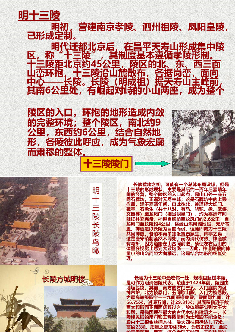 明十三陵长介绍