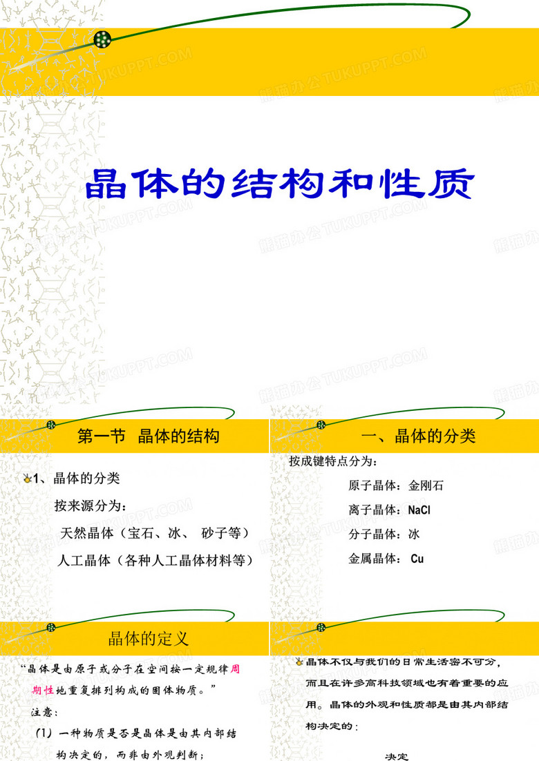 物质的晶体结构与性质