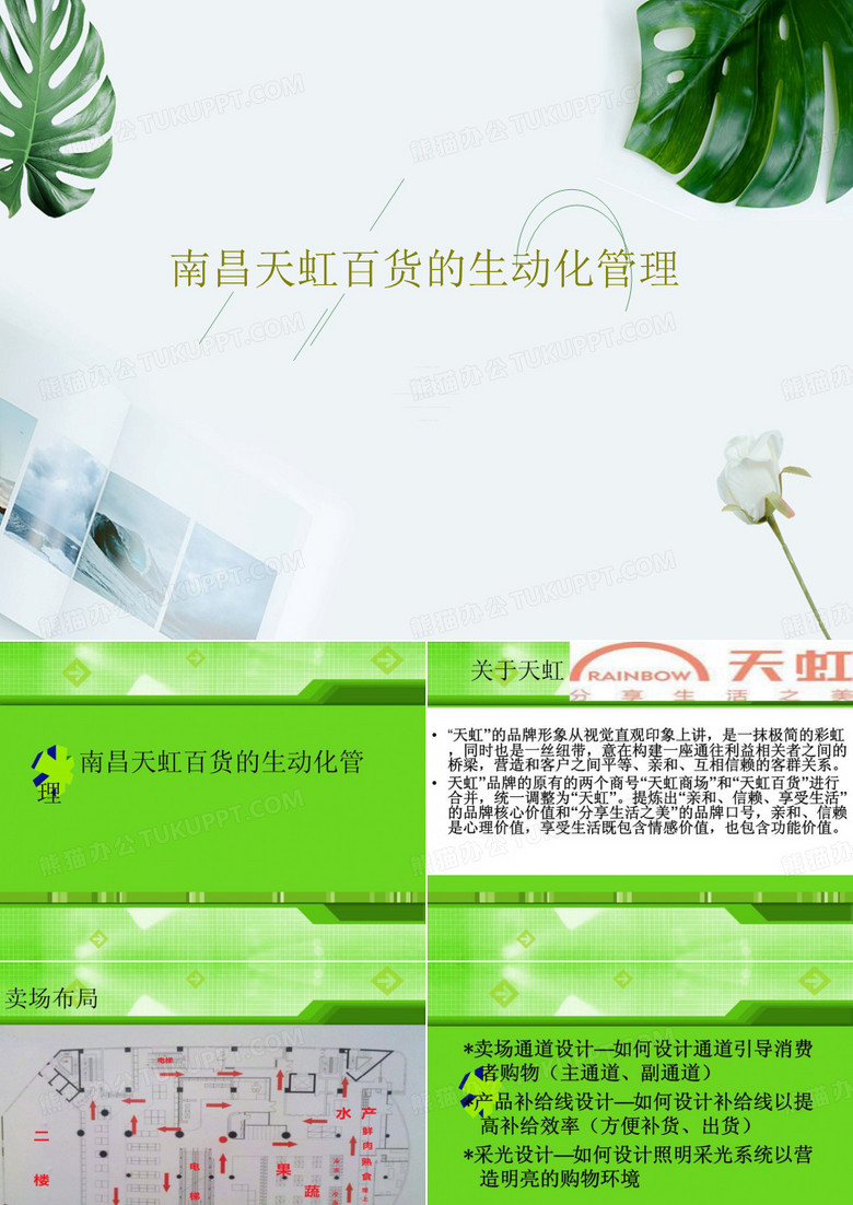 南昌天虹百货的生动化管理16页PPT