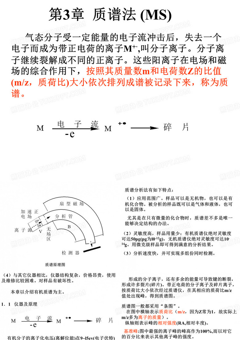 波谱分析质谱