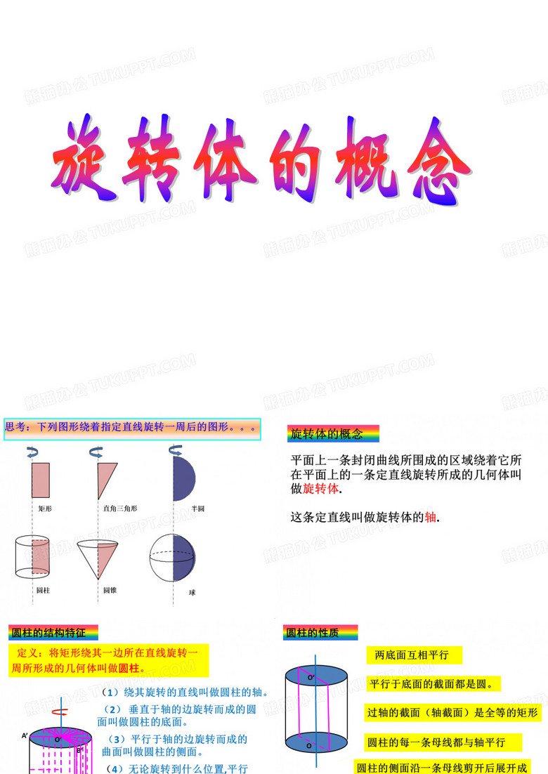 旋转体的概念