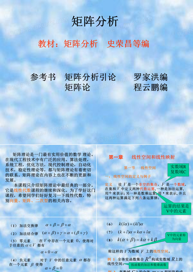 矩阵分析课件