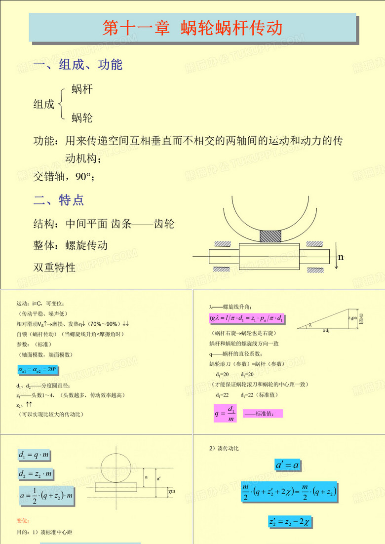 蜗轮蜗杆传动