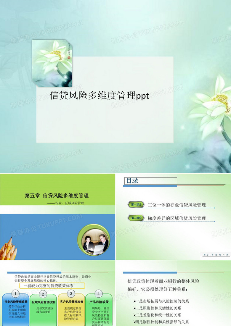 信贷风险多维度管理ppt