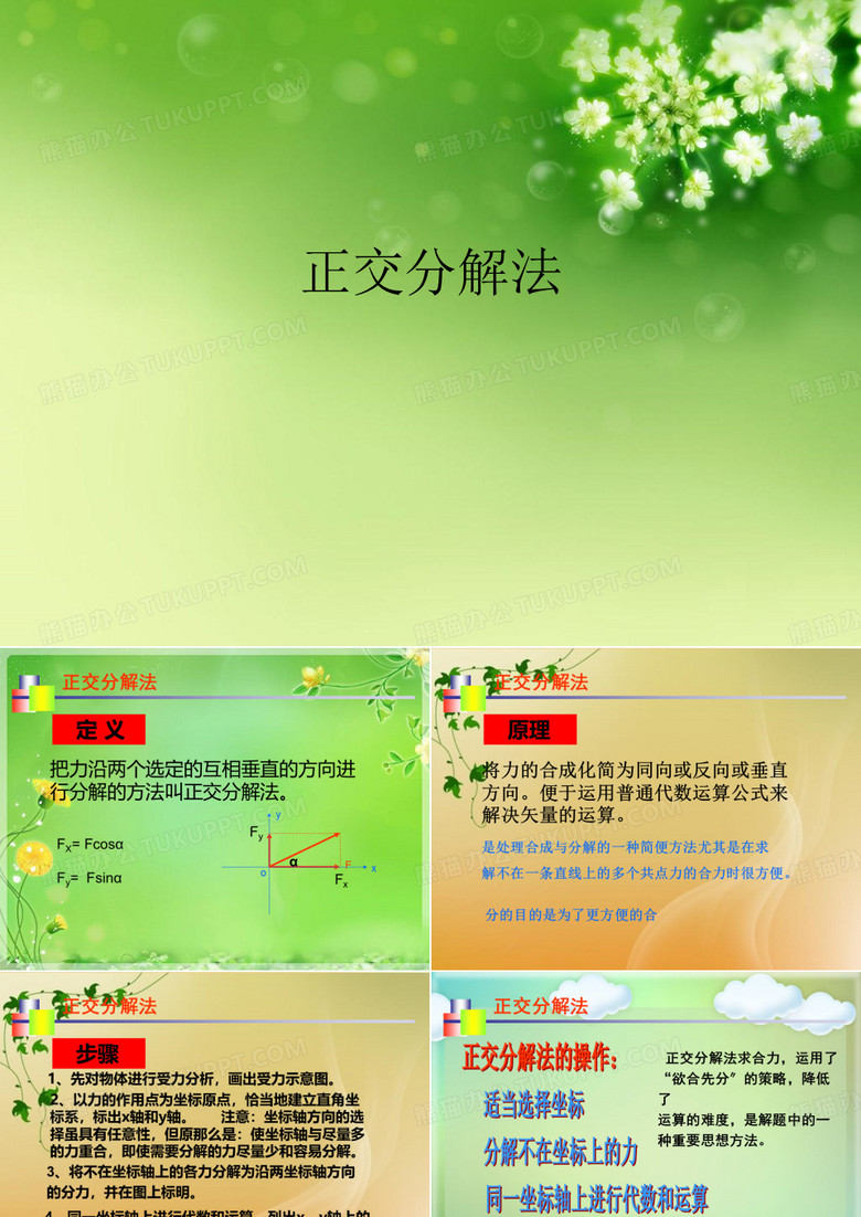 正交分解法