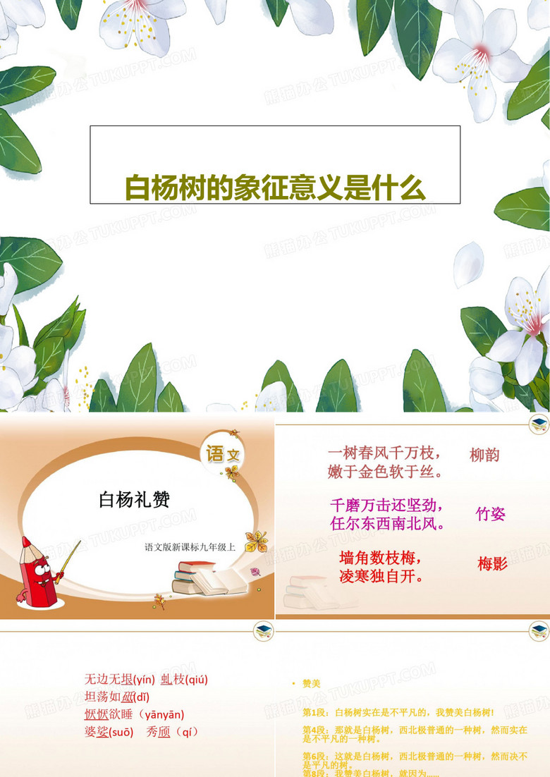 白杨树的象征意义是什么共36页