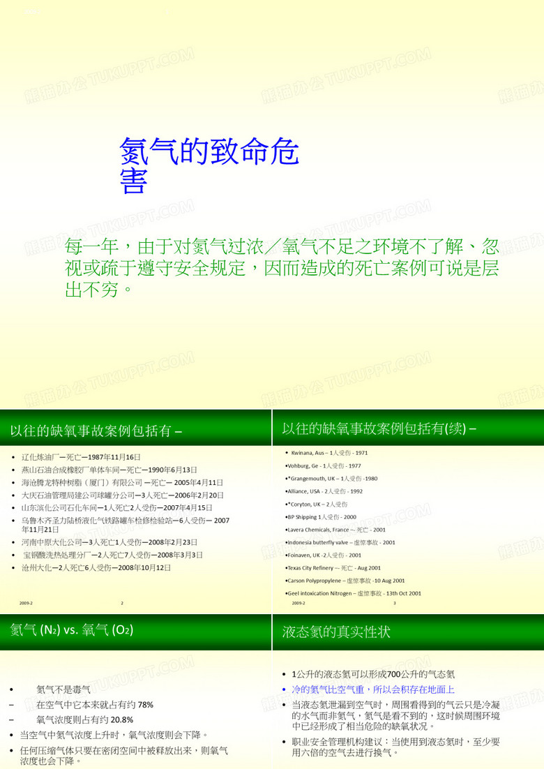 氮气的致命危害