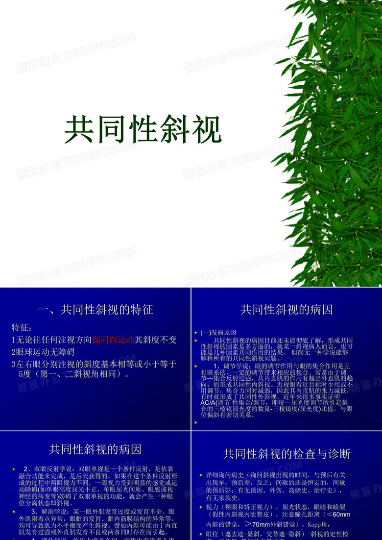 共同性斜视