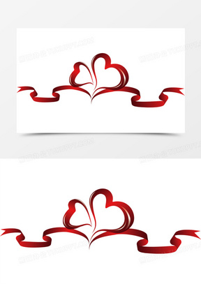 爱心红丝带1212红丝带和金色彩蛋141矢量红丝带标签20矢量红丝带标签